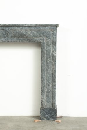 Small Bardiglio Louis XVI Fireplace