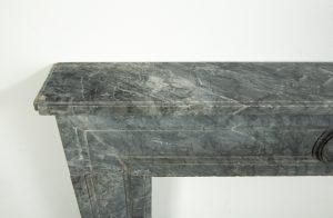 Small Bardiglio Louis XVI Fireplace