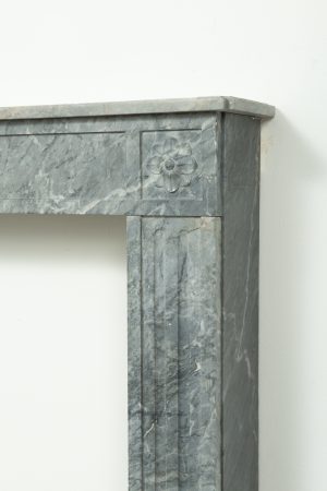 Dutch Bardiglio Louis XVI Fireplace