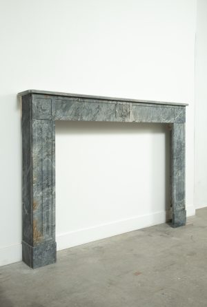 Dutch Bardiglio Louis XVI Fireplace