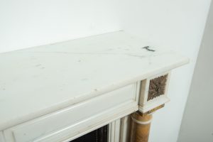 Marble Fireplace with Brocatelle Columns