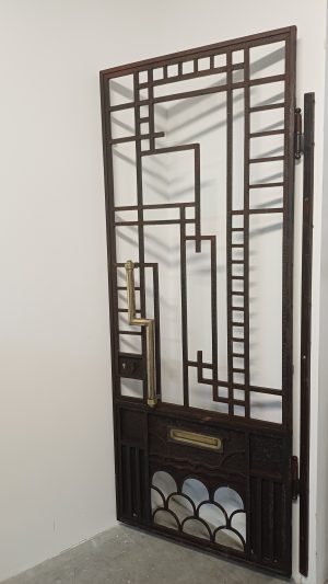 Art Deco Wrought Iron Gate