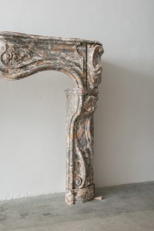 Unique 18th-century Dutch fireplace mantel