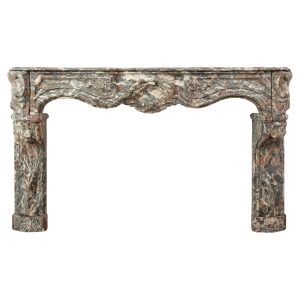 Unique 18th-Century Dutch Fireplace Mantel