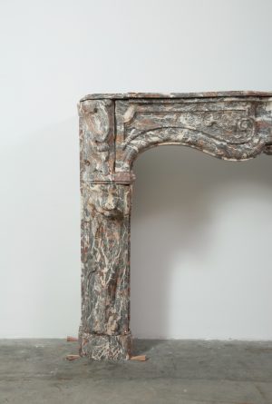 Unique 18th-century Dutch fireplace mantel
