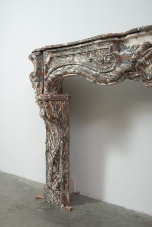 Unique 18th-century Dutch fireplace mantel