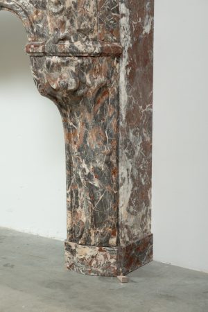 Unique 18th-century Dutch fireplace mantel