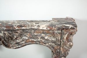 Unique 18th-century Dutch fireplace mantel