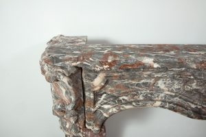 Unique 18th-century Dutch fireplace mantel