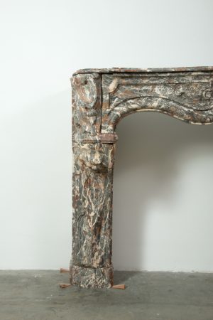 Unique 18th-century Dutch fireplace mantel