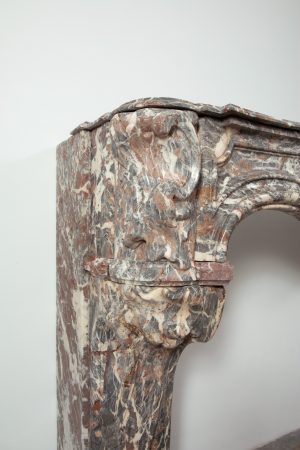 Unique 18th-century Dutch fireplace mantel
