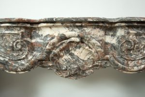 Unique 18th-century Dutch fireplace mantel