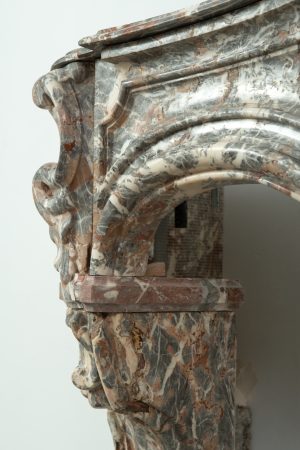 Unique 18th-century Dutch fireplace mantel
