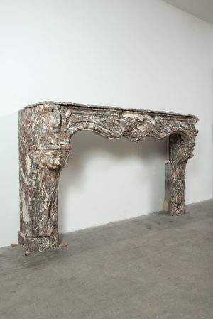 Unique 18th-century Dutch fireplace mantel