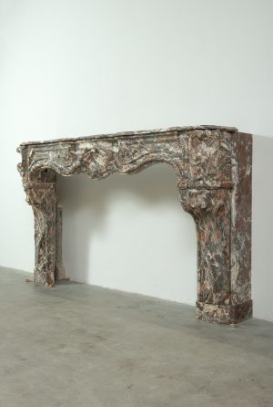 Unique 18th-century Dutch fireplace mantel