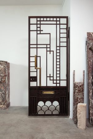 Art Deco Wrought Iron Gate