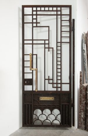 Art Deco Wrought Iron Gate