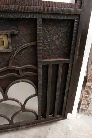 Art Deco Wrought Iron Gate