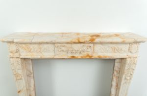 Opulent Louis XVI-Style Fireplace Mantel