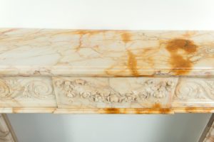 Opulent Louis XVI-Style Fireplace Mantel
