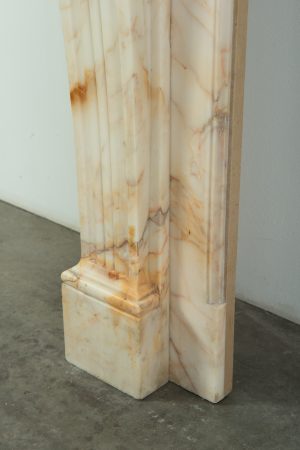Opulent Louis XVI-Style Fireplace Mantel