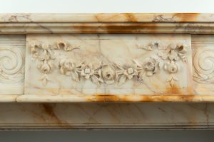 Opulent Louis XVI-Style Fireplace Mantel