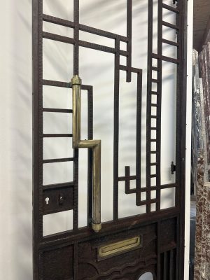 Art Deco Wrought Iron Gate